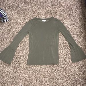 Army green blouse